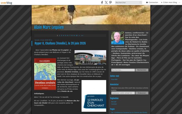 Screenshot of alain-lequien.fr