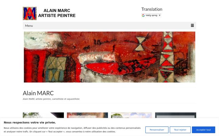 Screenshot of alain-marc.fr