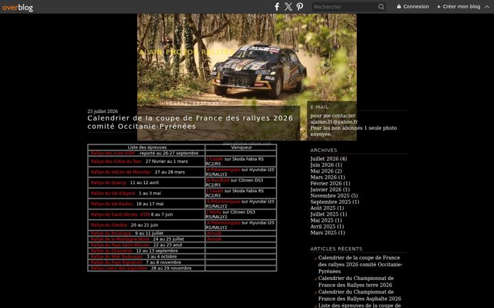 Screenshot of alain-photos-rallyes.com