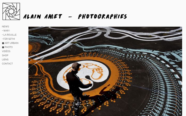 Screenshot of alainamet.fr
