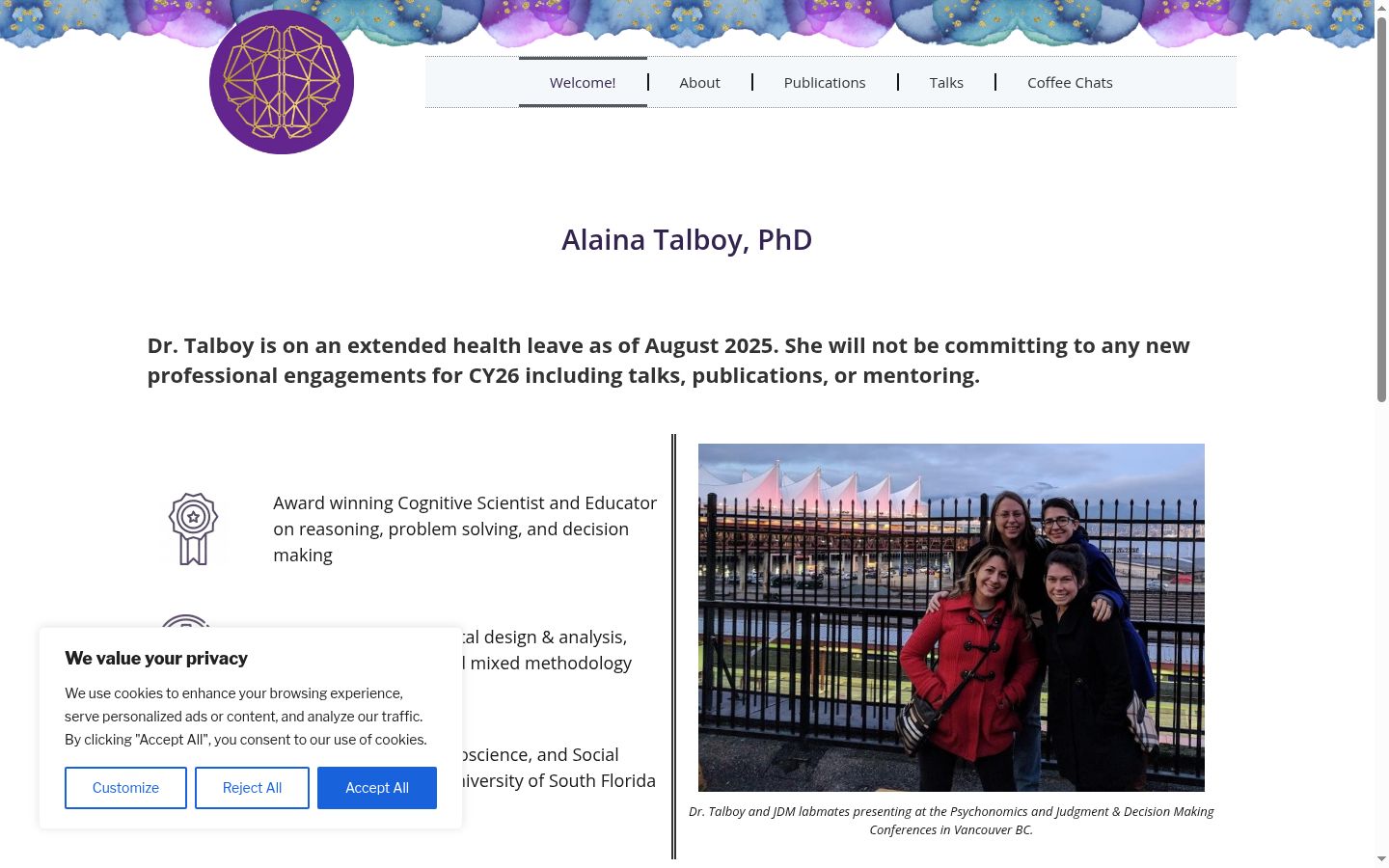 Screenshot van de toestemmingsbanner zoals getoond vóór enige interactie