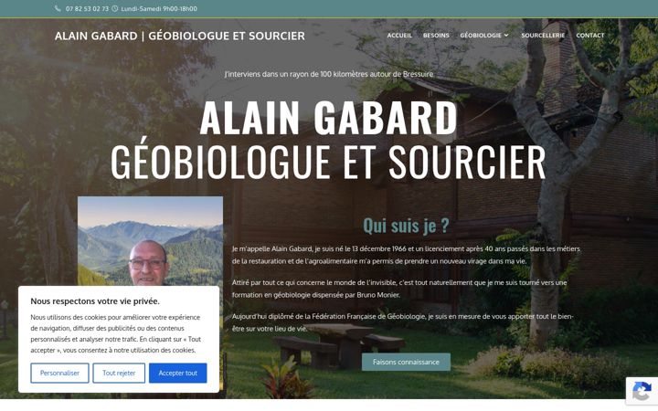 Screenshot of alaingabard.fr