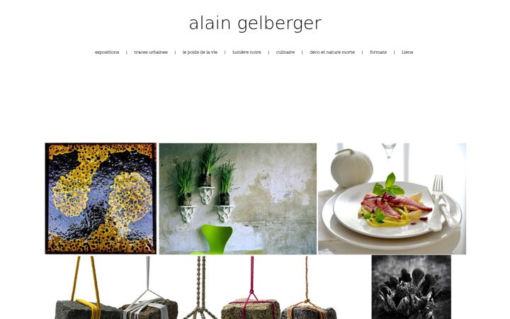 Screenshot of alaingelberger.fr