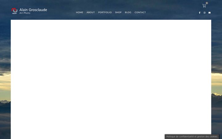 Screenshot of alaingrosclaude.com
