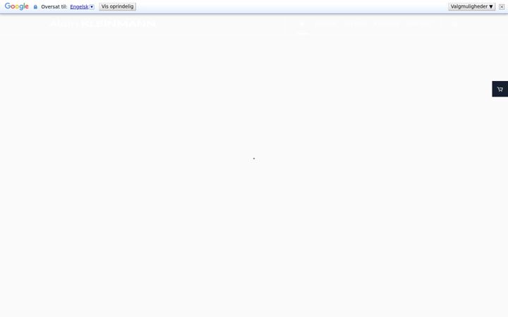 Ekrano kopija alainkleinmann.com
