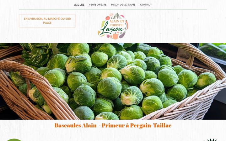 Screenshot of alainlascou.fr