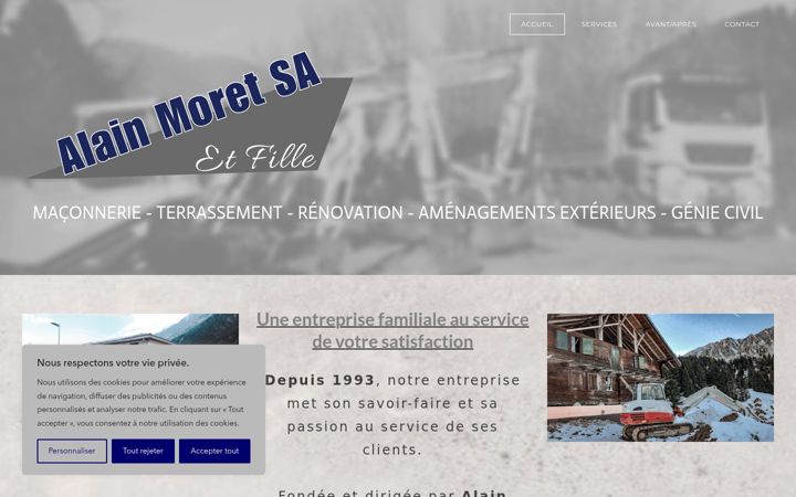 Screenshot of alainmoretsa.ch