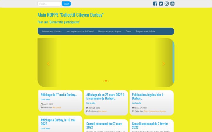 Screenshot of alainroppe.be
