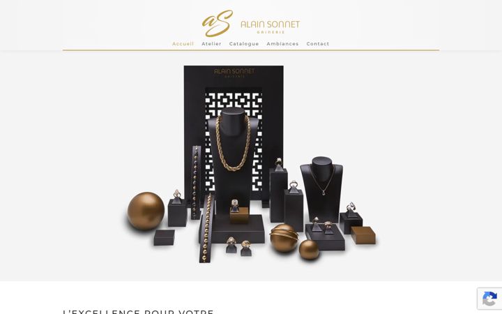 Screenshot von alainsonnet.com