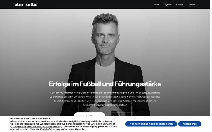 Screenshot of alainsutter.ch