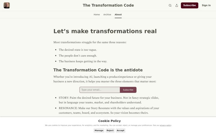 Screenshot of alainthys.com