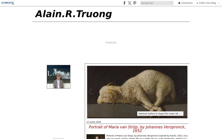 Screenshot of alaintruong.com