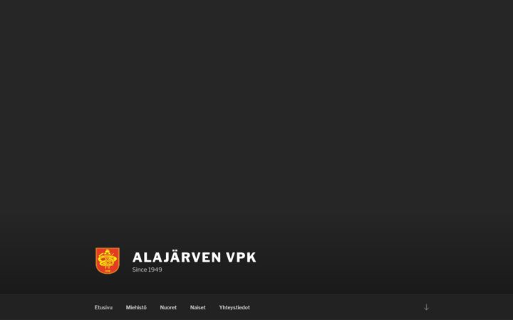Screenshot of alajarvenvpk.fi