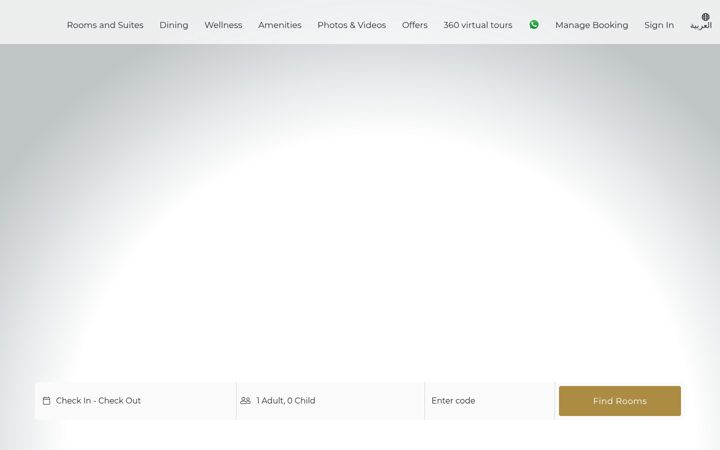 Screenshot ta' alalameinhotel.com
