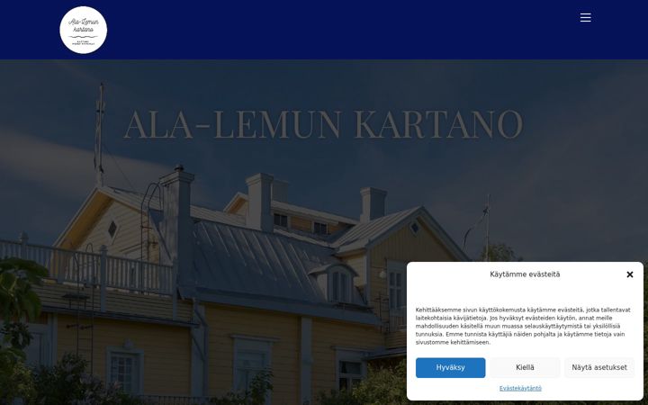 Screenshot of alalemunkartano.fi