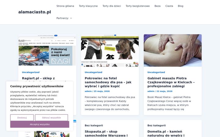 Screenshot of alamaciasto.pl