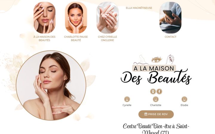 Screenshot of alamaisondesbeautes.com