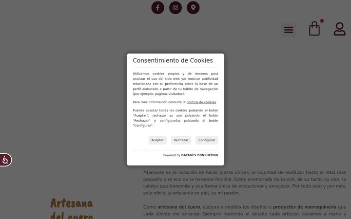 Screenshot ta' alamares.es