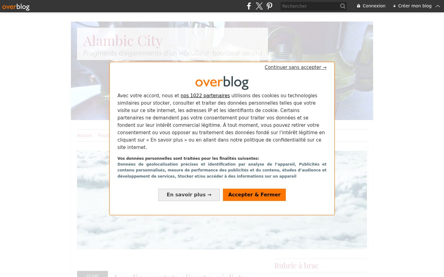 Screenshot tal-banner tal-kunsens muri qabel kwalunkwe interazzjoni