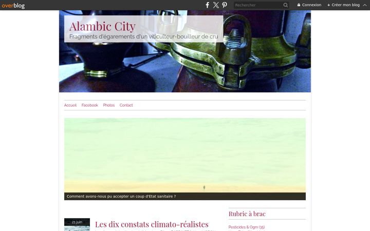 Snímek obrazovky alambic-city.com