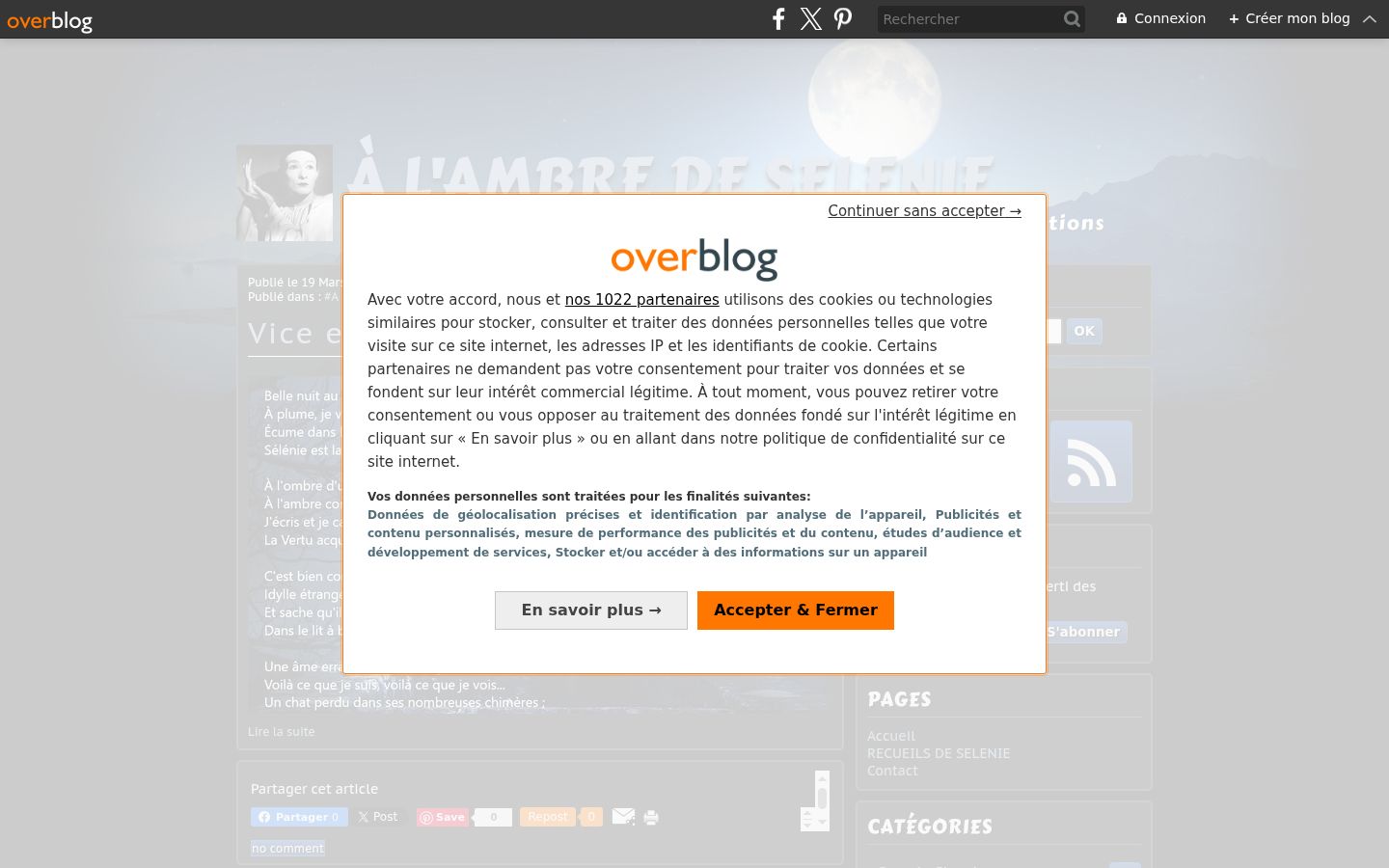 Screenshot des Einwilligungsbanners vor jeglicher Interaktion