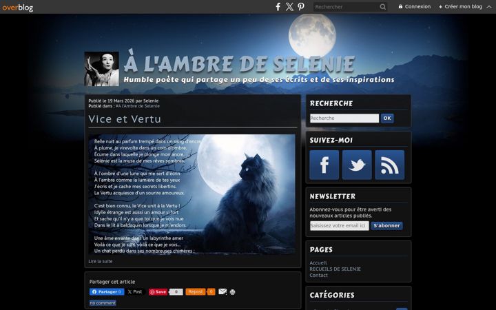 Screenshot of alambredeselenie.fr