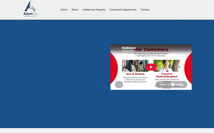 Screenshot of alamcoholdings.com