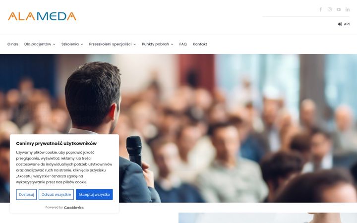 Screenshot ta' alameda.com.pl