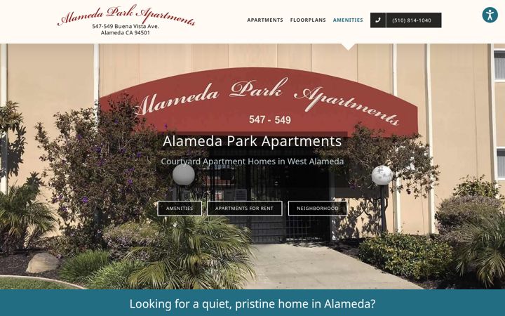 Screenshot of alamedaparkapts.com
