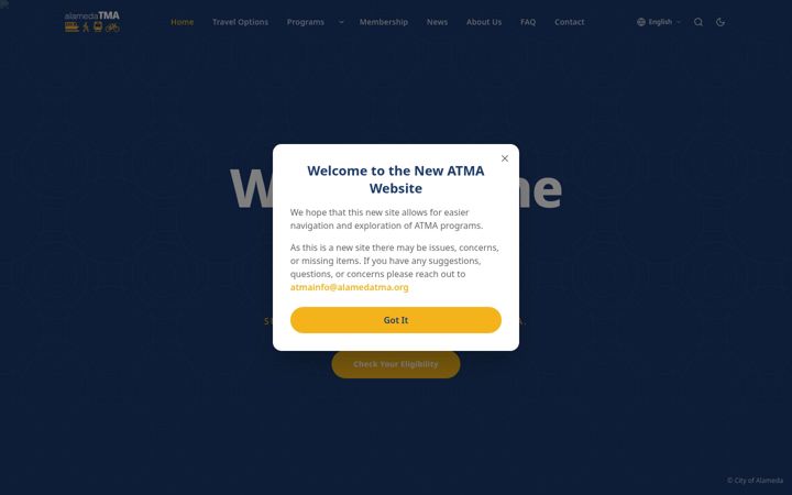 Screenshot of alamedatma.org