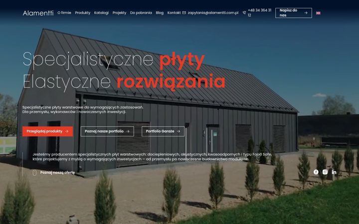Captură de ecran a alamentti.com.pl