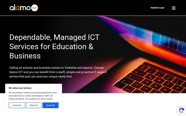 Screenshot of alamobs.co.uk