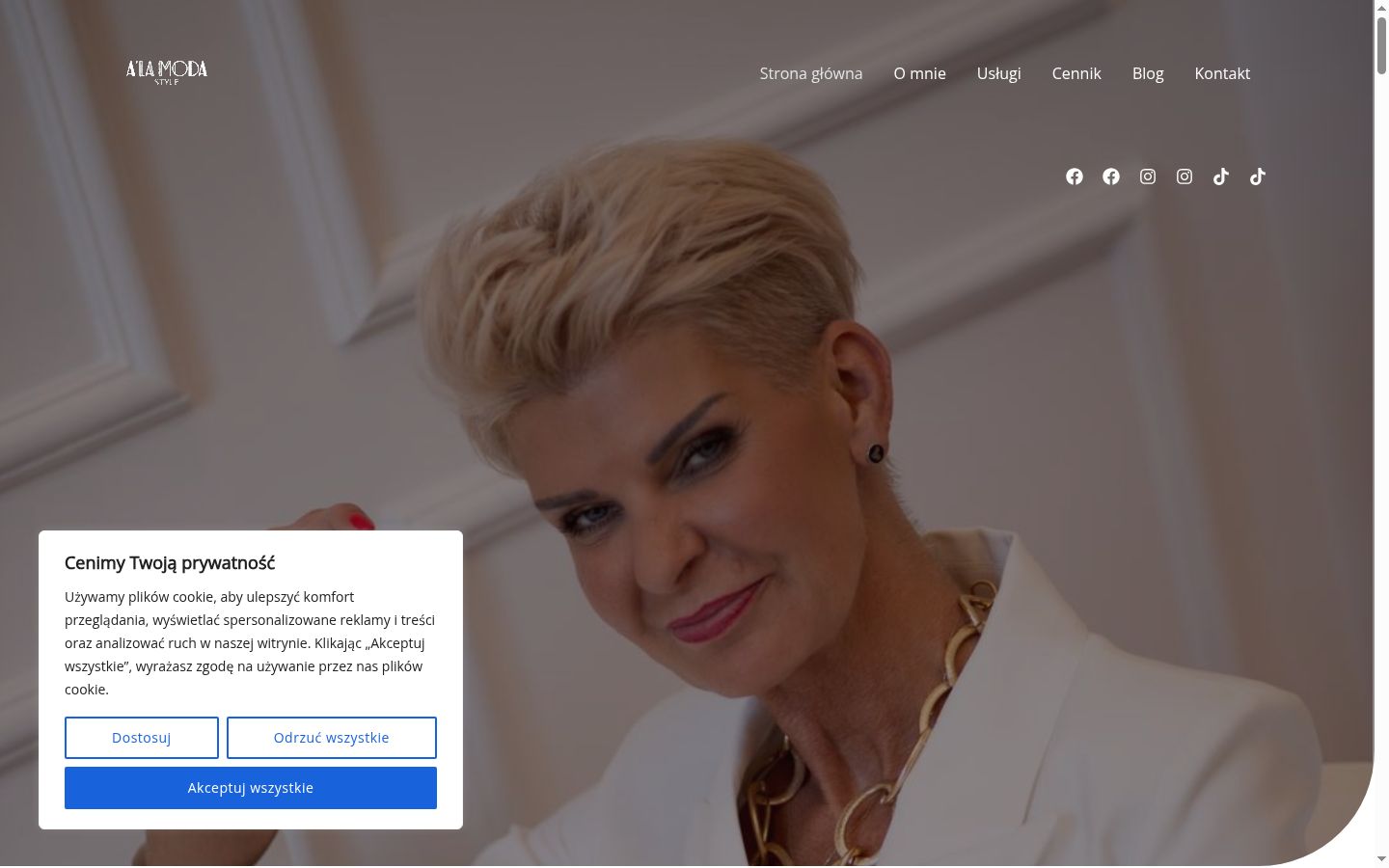 Capture d'écran de la bannière de consentement affichée avant toute interaction