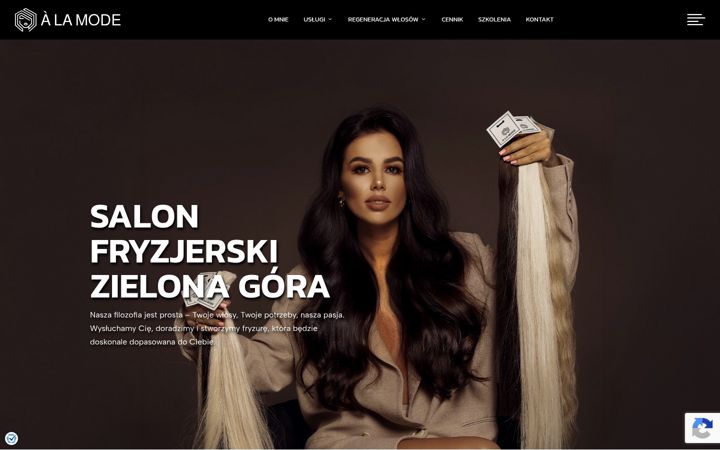 Screenshot of alamode.pl