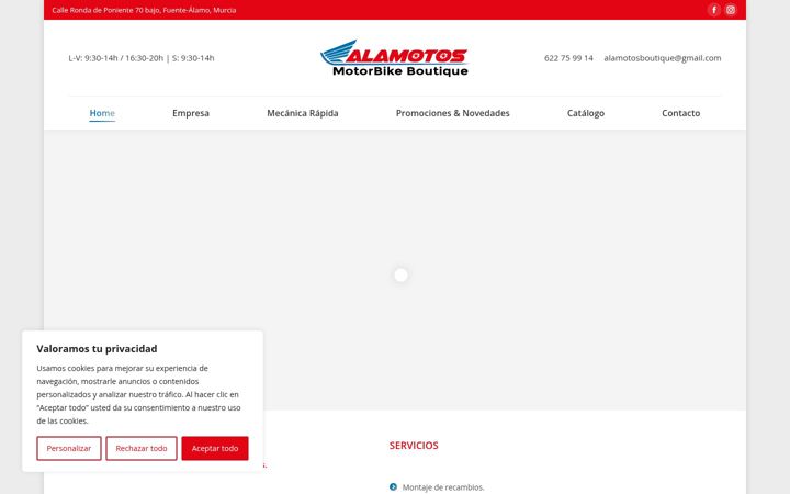 Screenshot of alamotos.es