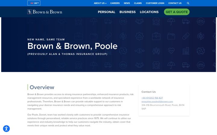 Screenshot of alan-thomas.co.uk