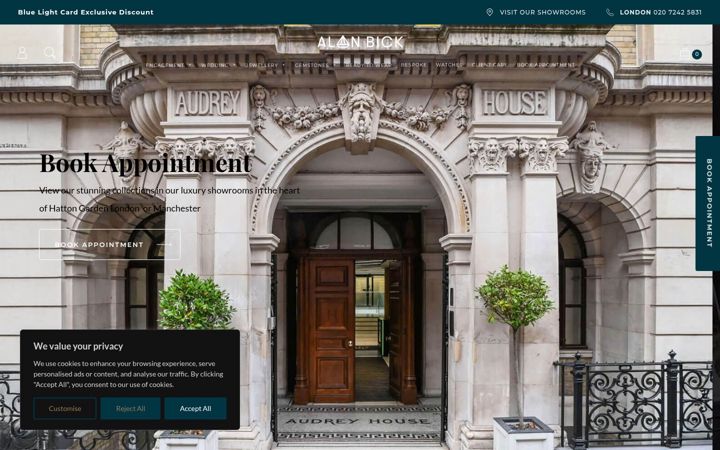 Screenshot of alanbick.co.uk