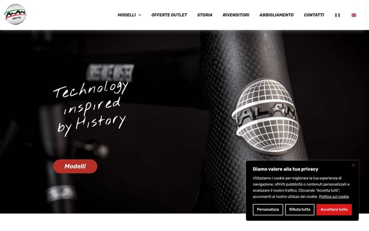 Screenshot of alanbike.it
