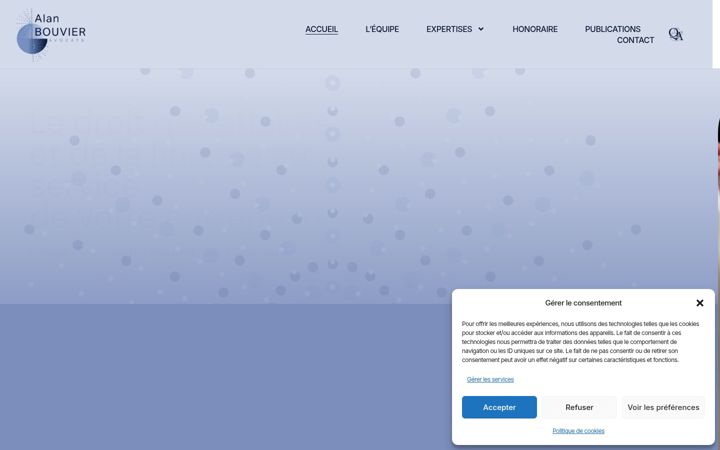 Screenshot of alanbouvieravocats.fr