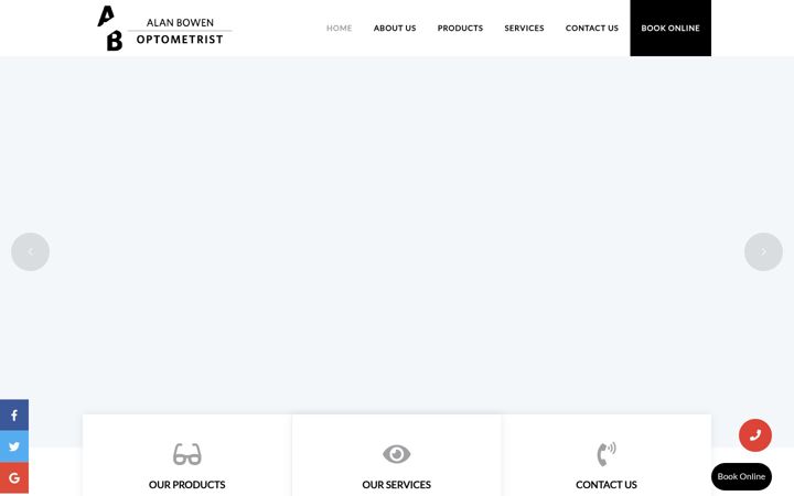 Screenshot of alanbowen.co.uk