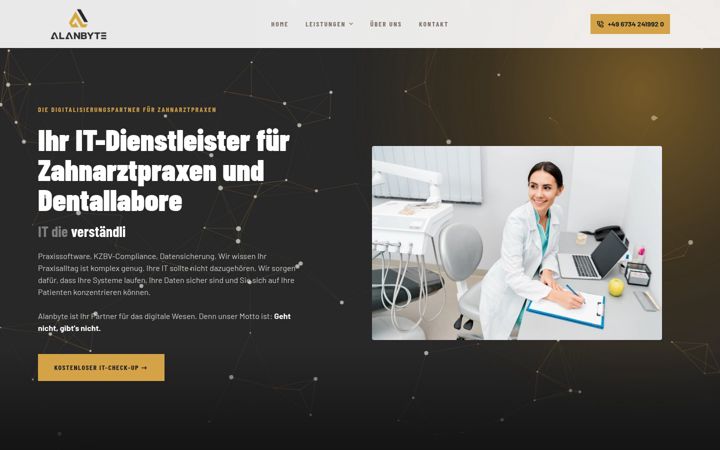 Screenshot of alanbyte.com