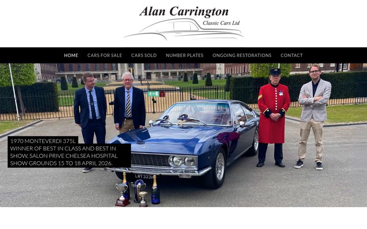 Screenshot of alancarrington.com