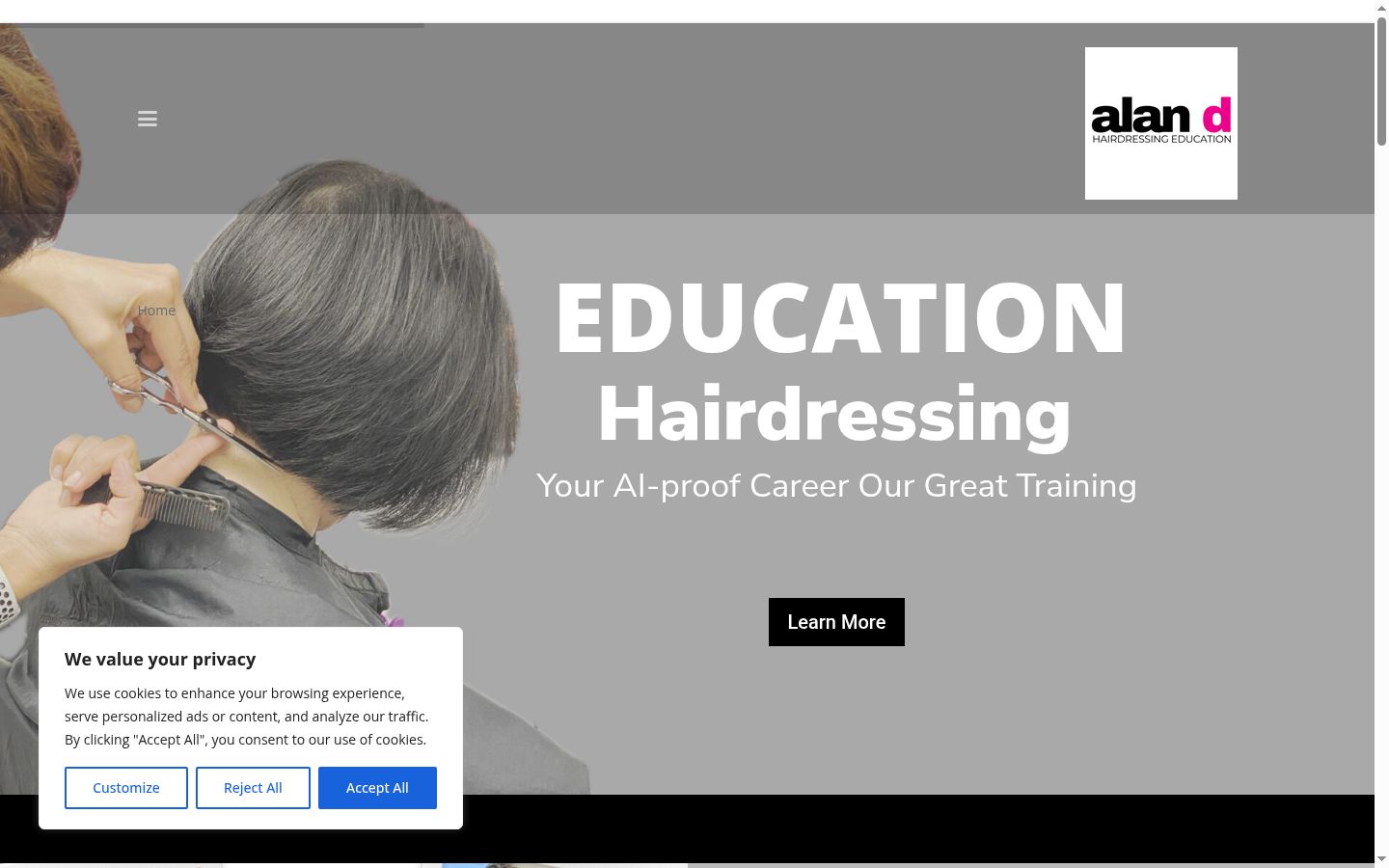 Sutikimo reklamjuostės, rodytos prieš bet kokią sąveiką, ekrano kopija