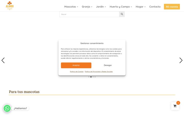 Screenshot of alandigardens.com