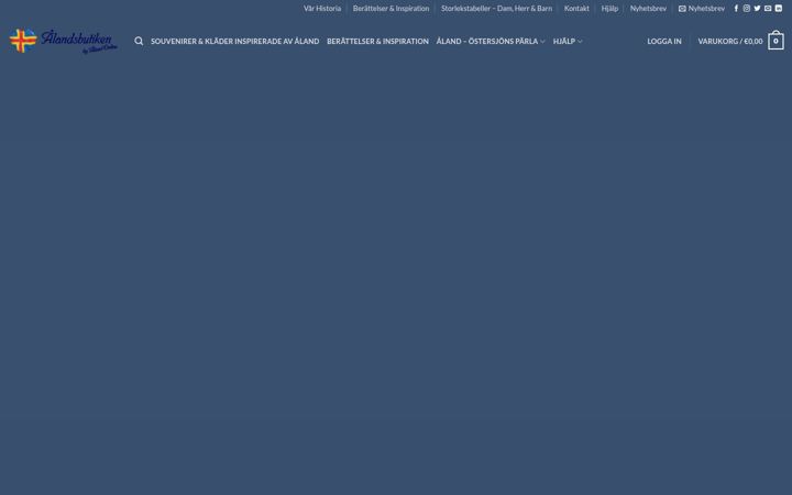 Ekraanipilt saidist alandsbutiken.com