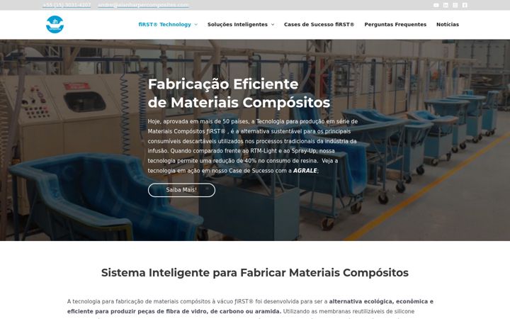 Screenshot of alanharpercomposites.com.br