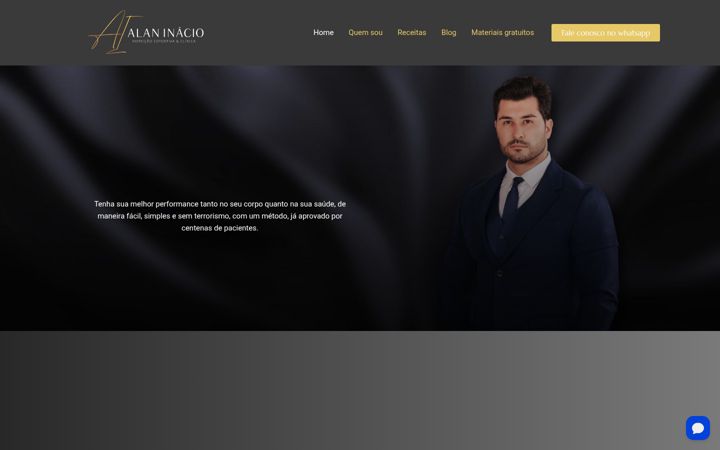 Kuvakaappaus sivustosta alaninacionutri.com.br