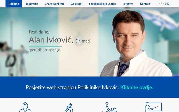 Screenshot of alanivkovic.com