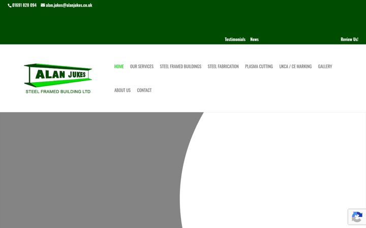 Screenshot of alanjukes.co.uk