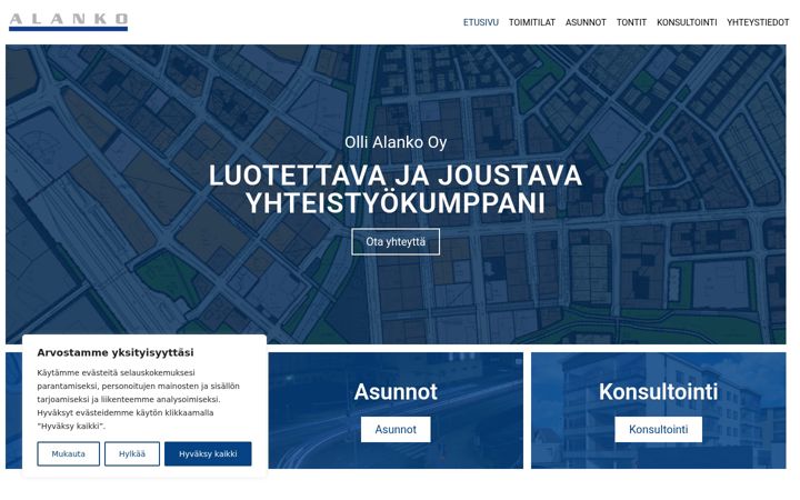 Screenshot of alanko.net